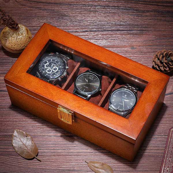 5 mẫu hộp đựng đồng hồ 3 ngăn sang trọng nhất trên thị trường