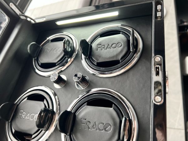 FRACO X400 BLACK (4 xoay) | FRACO.VN | Hộp xoay đồng hồ Fraco