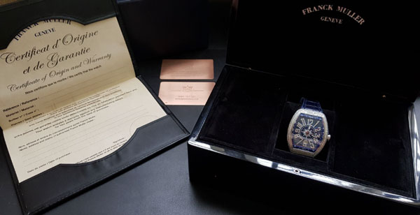 hộp đồng hồ Franck Muller