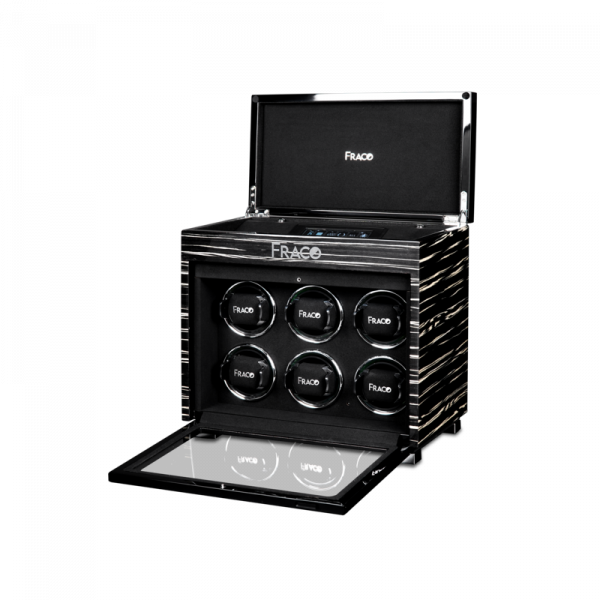 FRACO Z660 WOOD (6 xoay, 6 tĩnh) | FRACO.VN | Hộp xoay đồng hồ Fraco