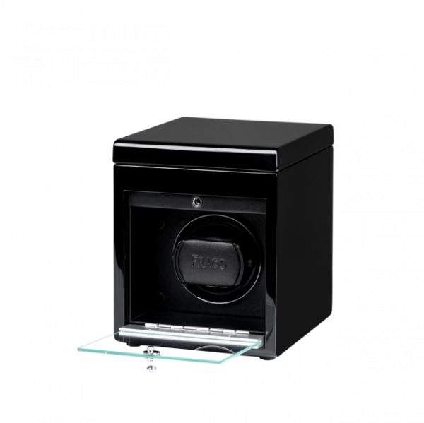 FRACO DX10 BLACK (1 xoay, 1 ngăn chứa đồ) | FRACO.VN | Hộp xoay đồng hồ Fraco