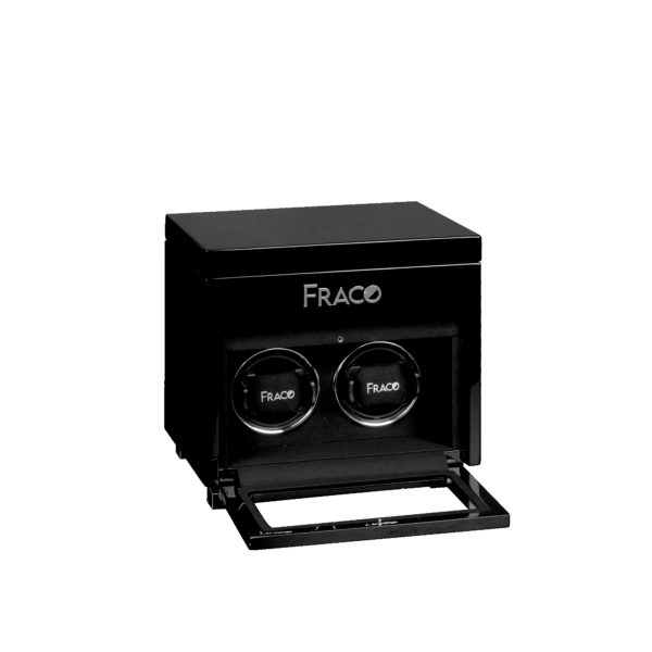 FRACO Z240 BLACK (2 xoay, 4 tĩnh) | FRACO.VN | Hộp xoay đồng hồ Fraco