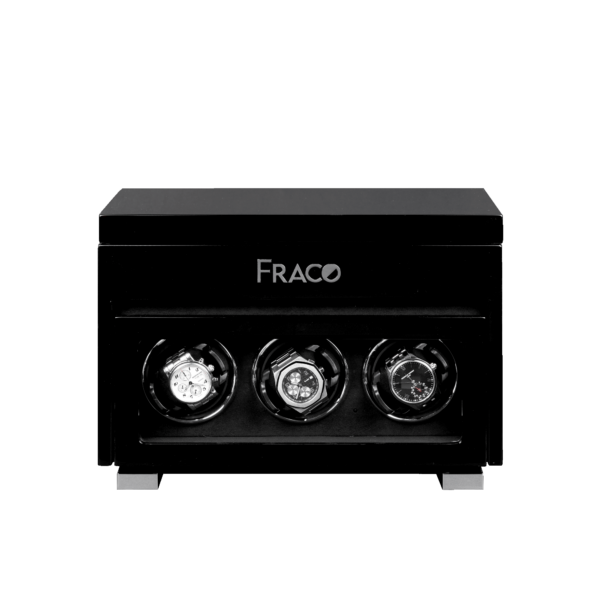 FRACO Z360 BLACK (3 xoay, 6 tĩnh) | FRACO.VN | Hộp xoay đồng hồ Fraco