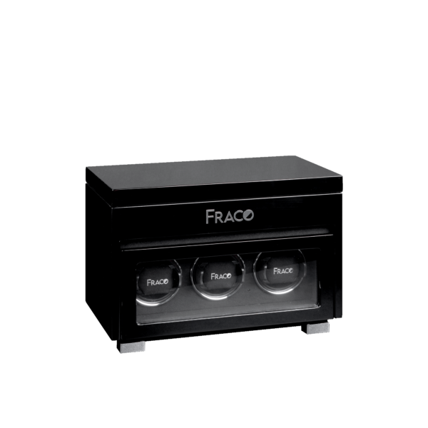 FRACO Z360 BLACK (3 xoay, 6 tĩnh) | FRACO.VN | Hộp xoay đồng hồ Fraco