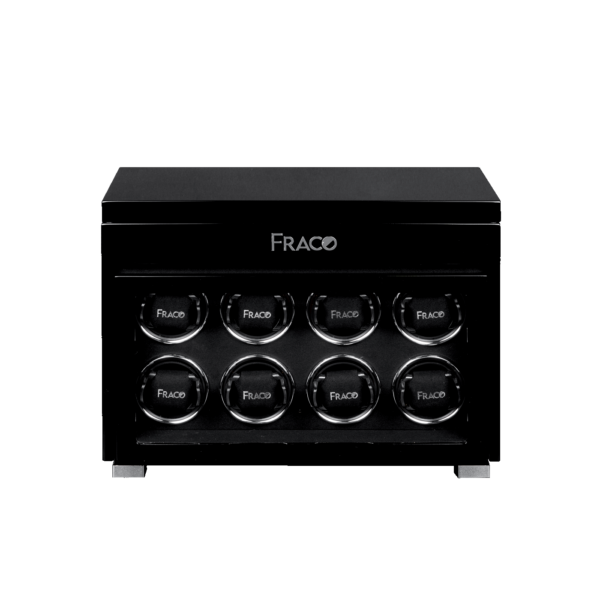 FRACO Z880 BLACK (8 xoay, 8 tĩnh) | FRACO.VN | Hộp xoay đồng hồ Fraco